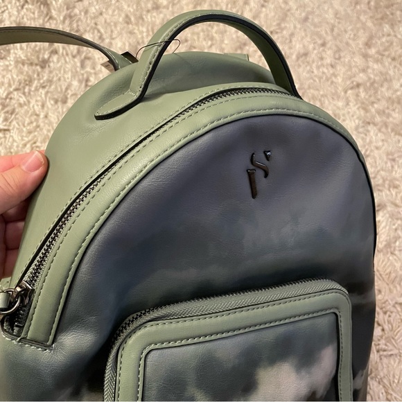🍃Deep Green Leather Mini Backpack - Picture 9 of 9